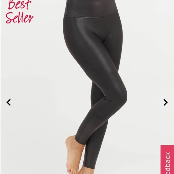 SPANX Pants - Spanx Faux Leather Leggings - Size S